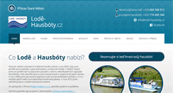 Desktop Screenshot of lode-hausboty.cz