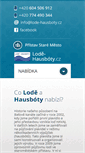 Mobile Screenshot of lode-hausboty.cz