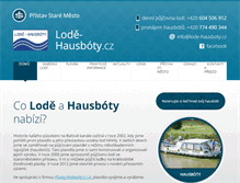 Tablet Screenshot of lode-hausboty.cz